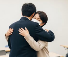 久しぶりにハグができて、胸がいっぱいになりました