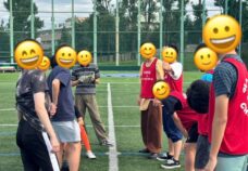 リスタスクール「10月のプログラム：サッカー、写経、美術（ビー玉アート）」